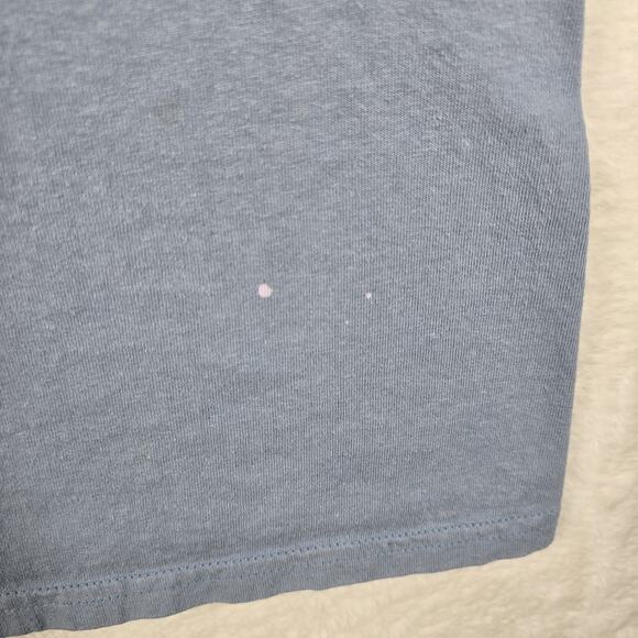 Vintage Be A Man Shirt Size Large Y2K Blue - Picture 5 of 9